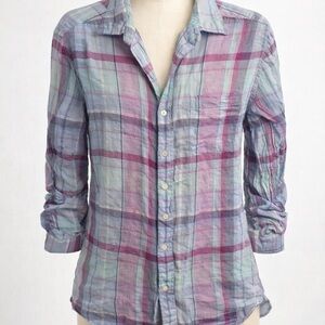 Vineyard Vines Pastel Plaid Button Down Shirt